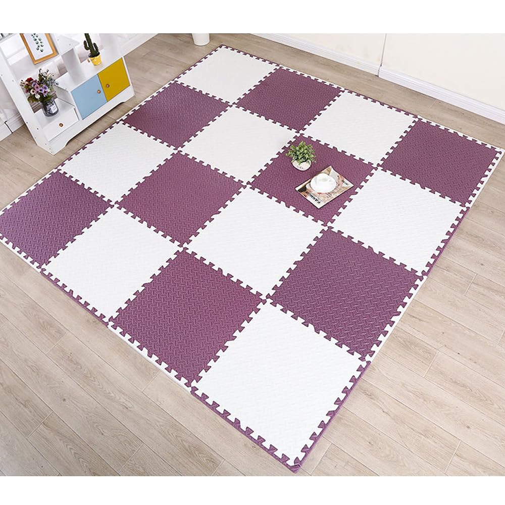 9 Baldosas de Espuma Entrelazadas de 1 -Blanco - Imagen 8