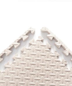 9 Baldosas de Espuma Entrelazadas de 1 -Blanco