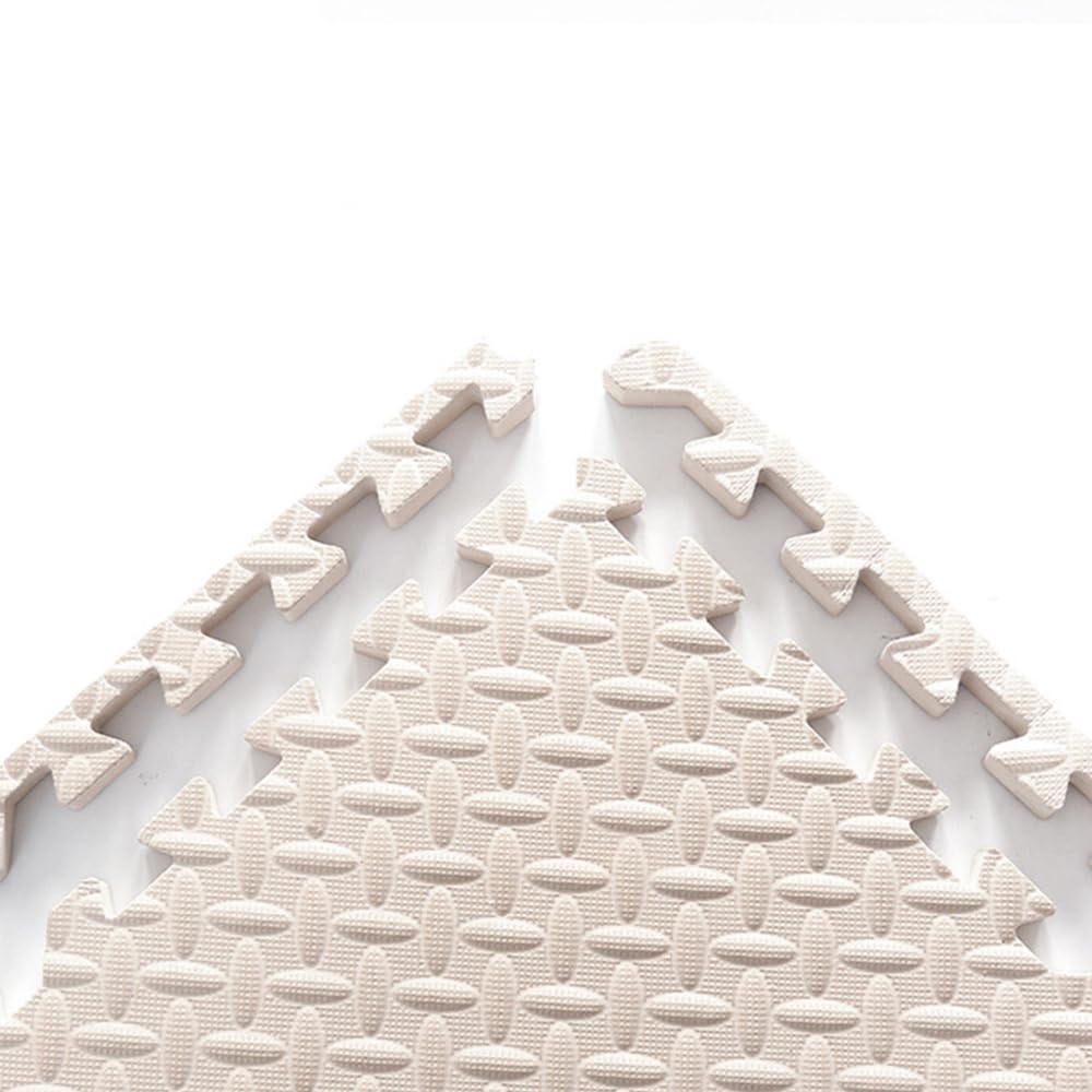 9 Baldosas de Espuma Entrelazadas de 1 -Blanco