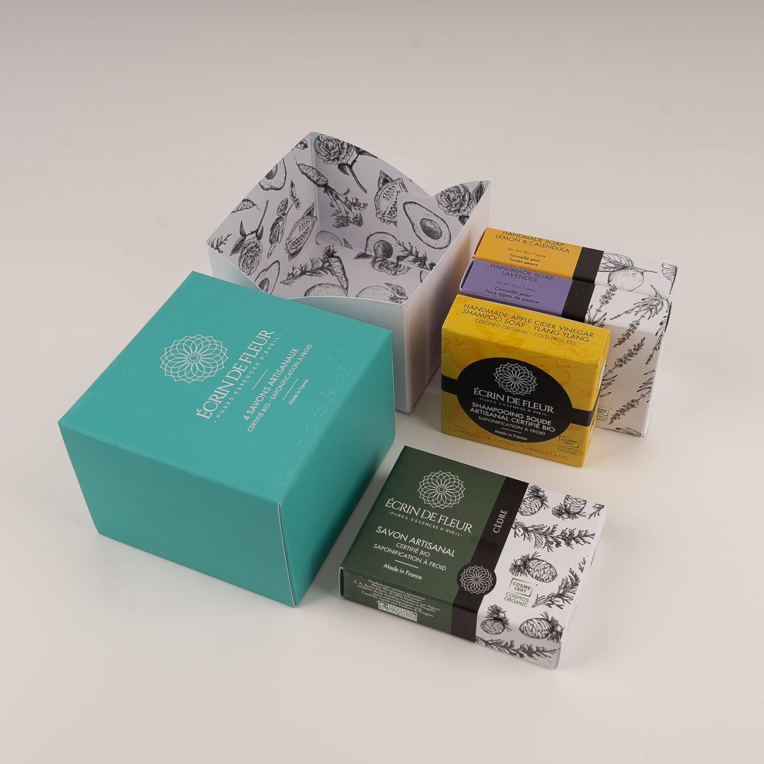 Jabón Orgánico Artesanal 4-pack (Cedro 3.2 oz, Lavanda 3.2 - Imagen 4