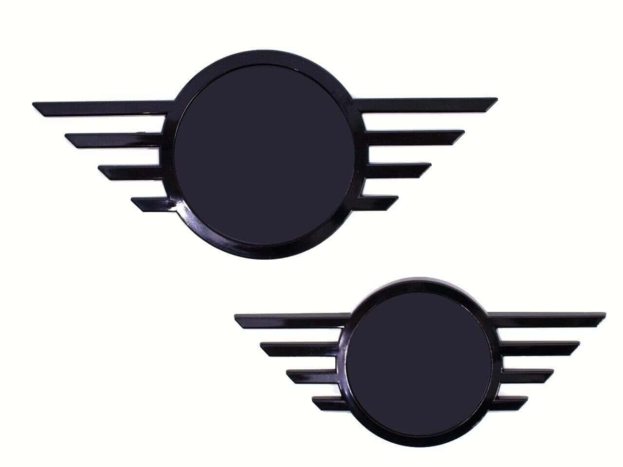 Emblema de Repuesto Delantero y Trasero - Negro -