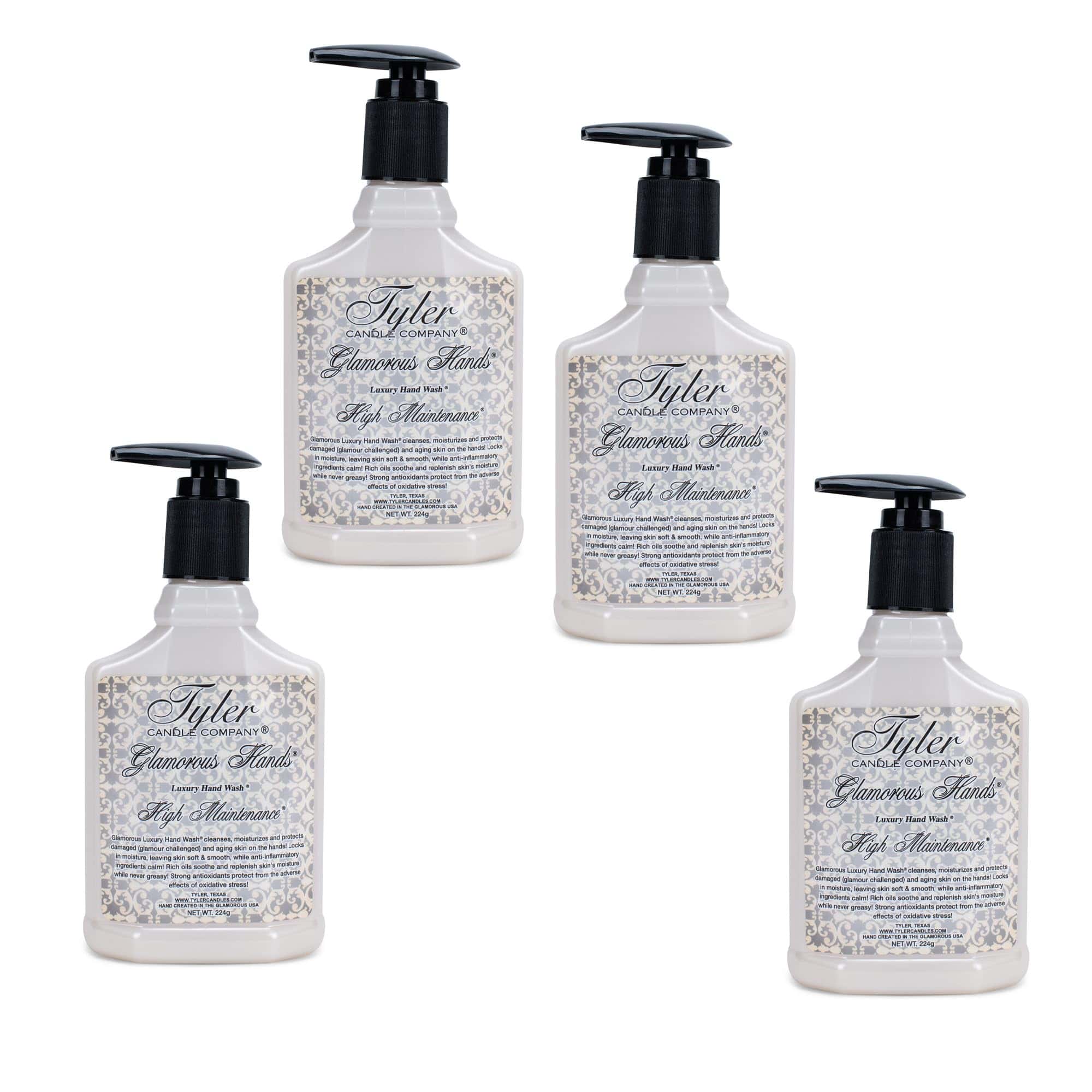 Paquete de 4 jabones de lujo Tyler Glamorous de 8 onzas,