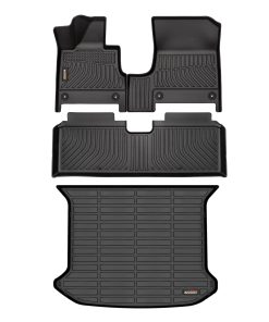 Conjunto de tapetes para piso y protector de maletero para