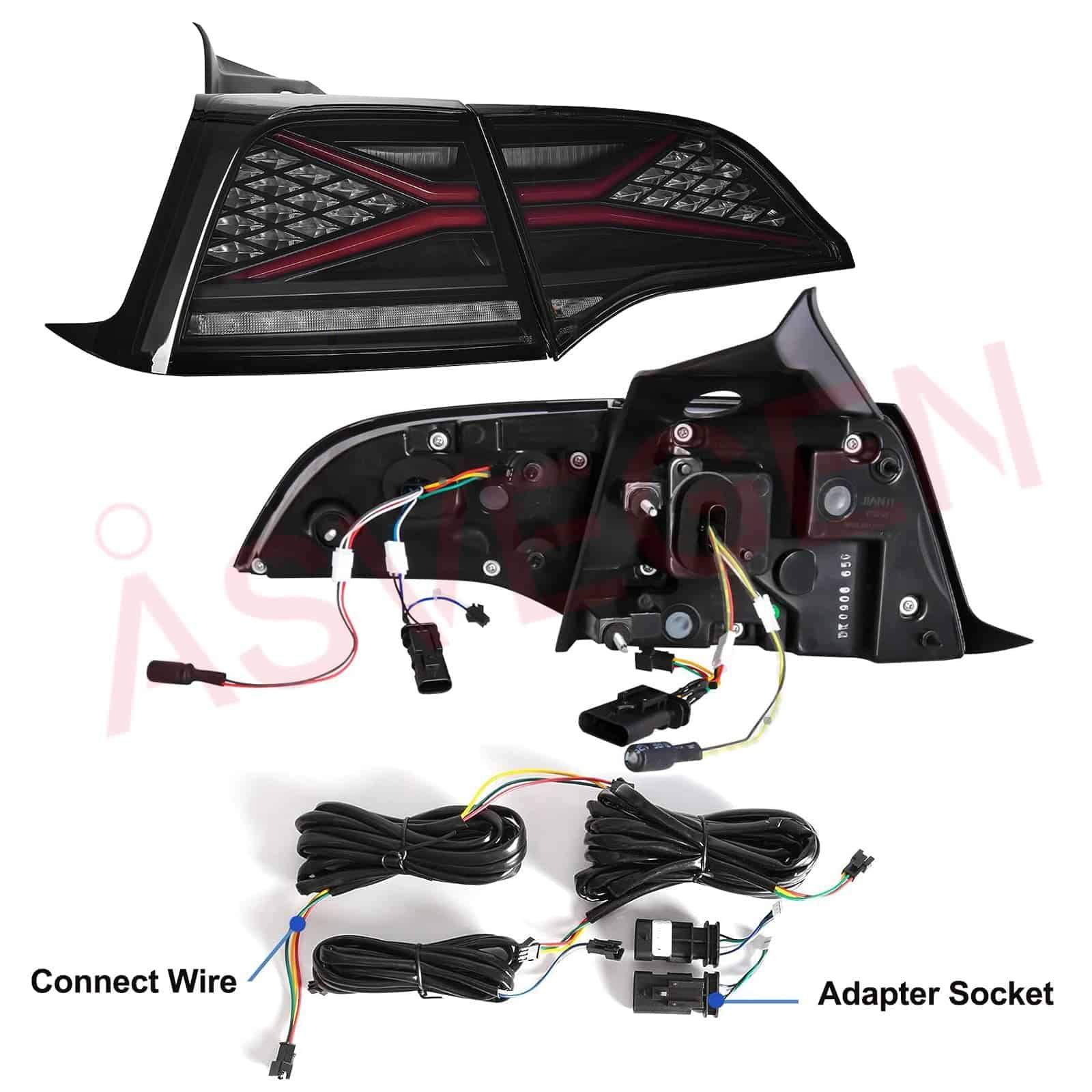Ensamblaje de Luz Trasera LED ASVEGEN para Tesla Model 3 / - Imagen 5