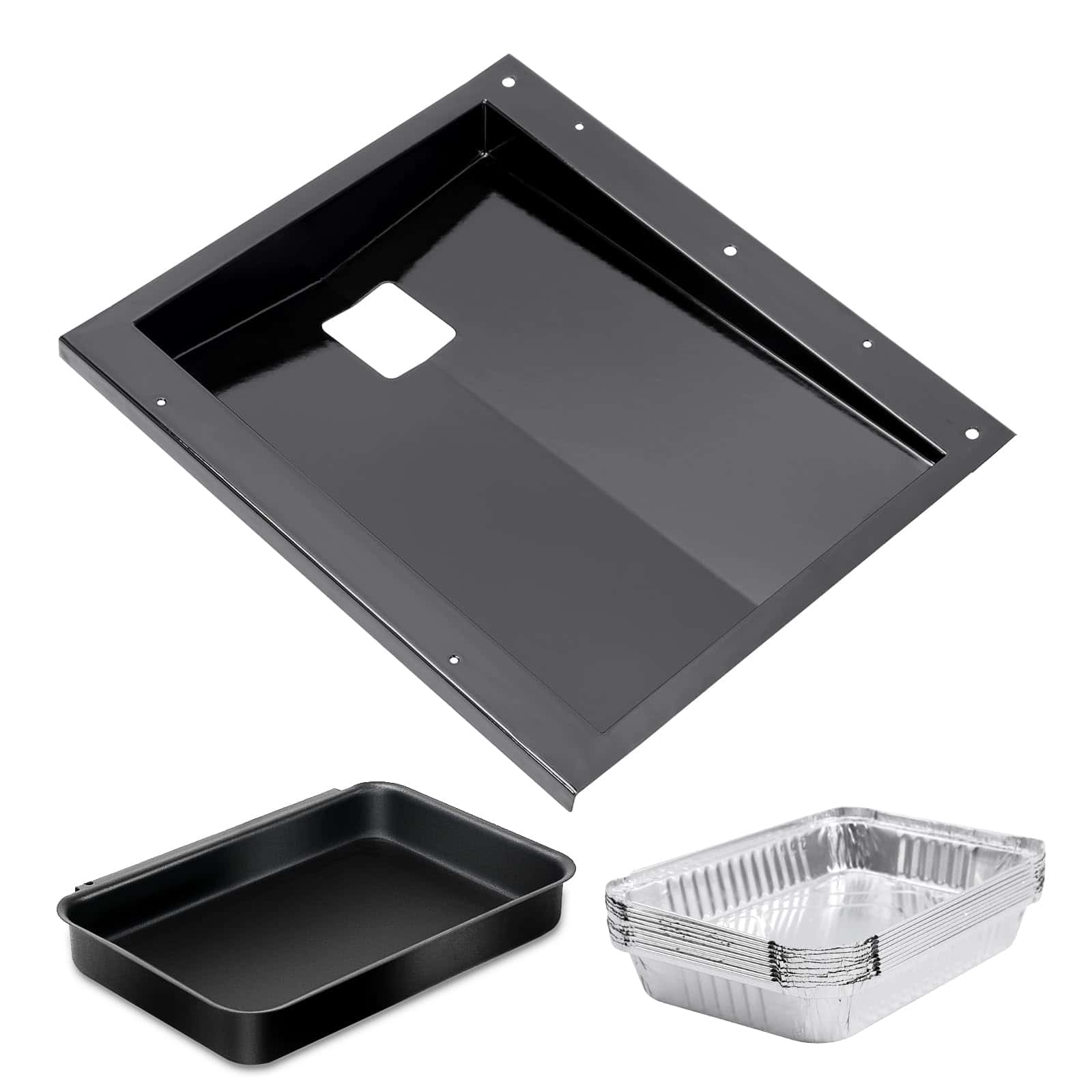 Bandeja de grasa QuliMetal 69803 para Weber Spirit E-210,