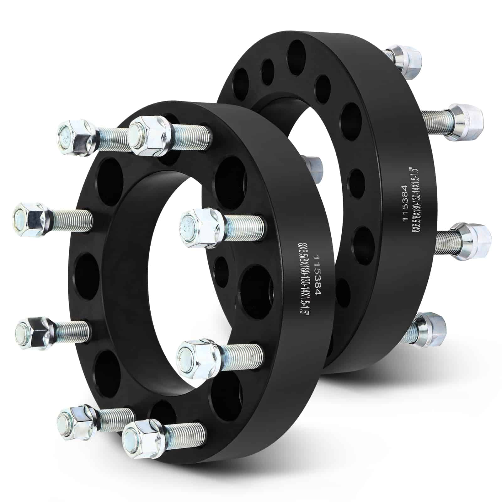 SCITOO 2Pcs 8x6.5 a 8x180 Adaptadores de Rueda 1.5 pulgadas