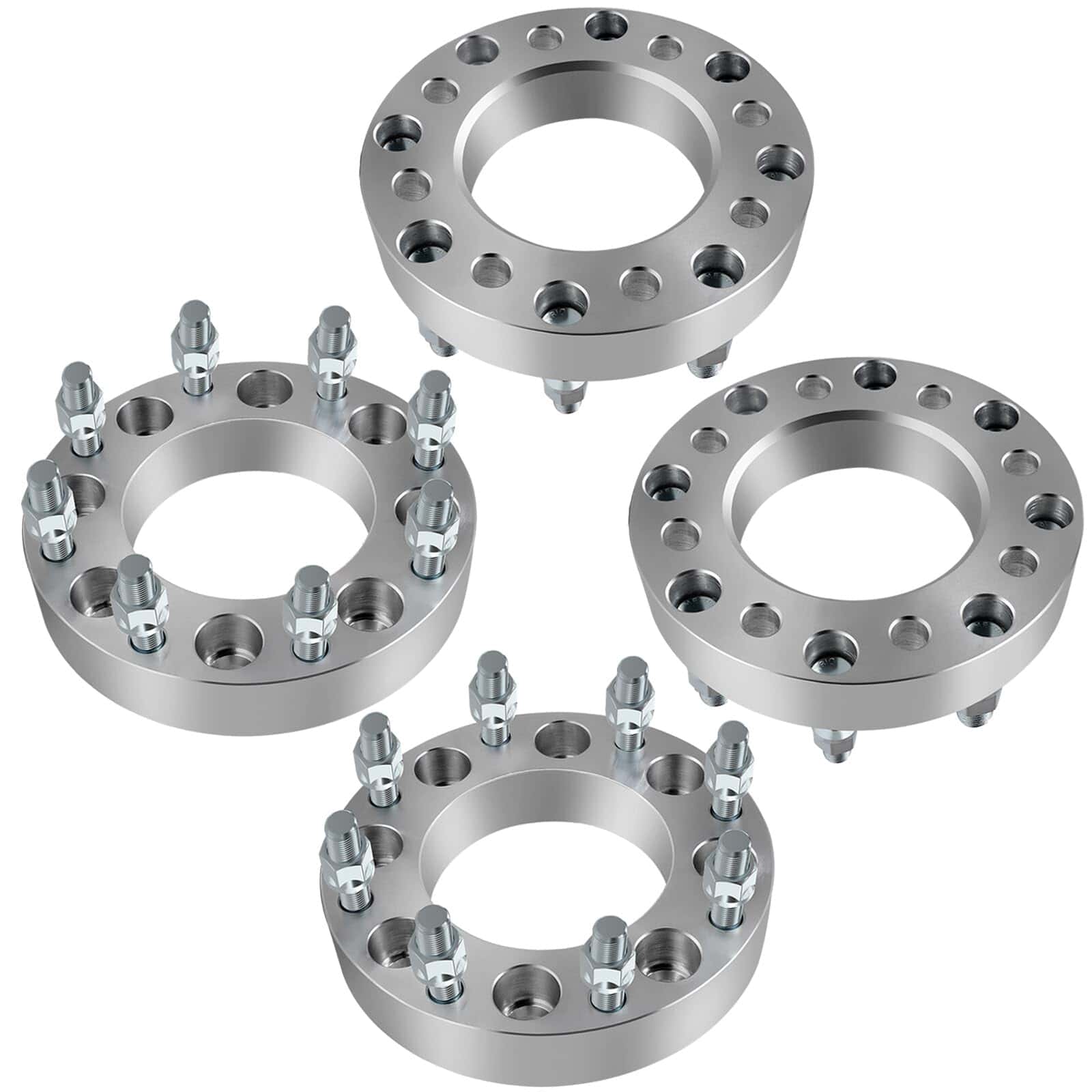 SCITOO 4Pcs 8x6.5 a 8x180 Adaptadores de Rueda 1.5 pulgadas