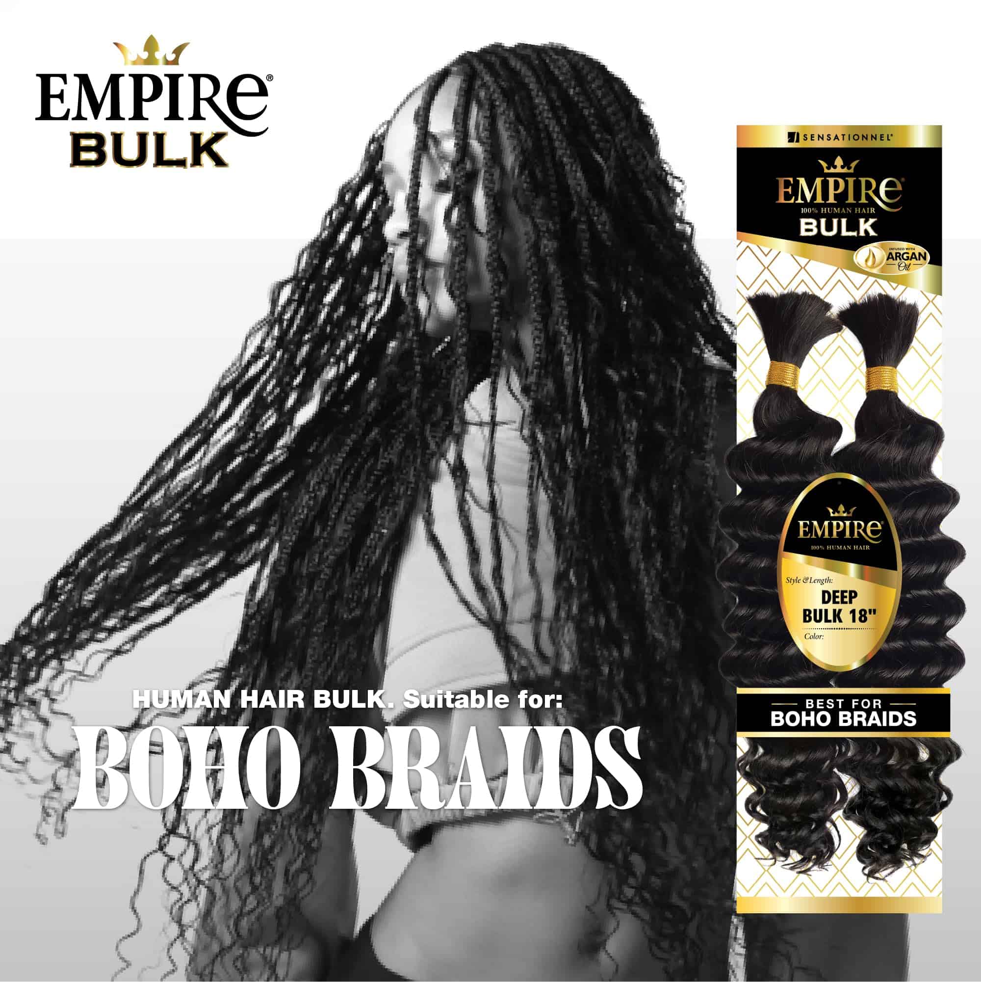 Sensationnel Empire bulk braiding - -27 RUBIO MIEL - Imagen 5