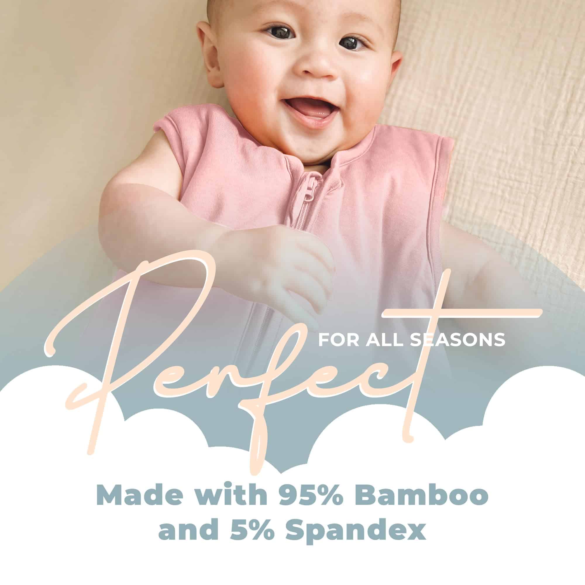 Saco de Dormir Nyte Nyte Baby - 1 TOG, Color Rosa Chicle, 0 - Imagen 4