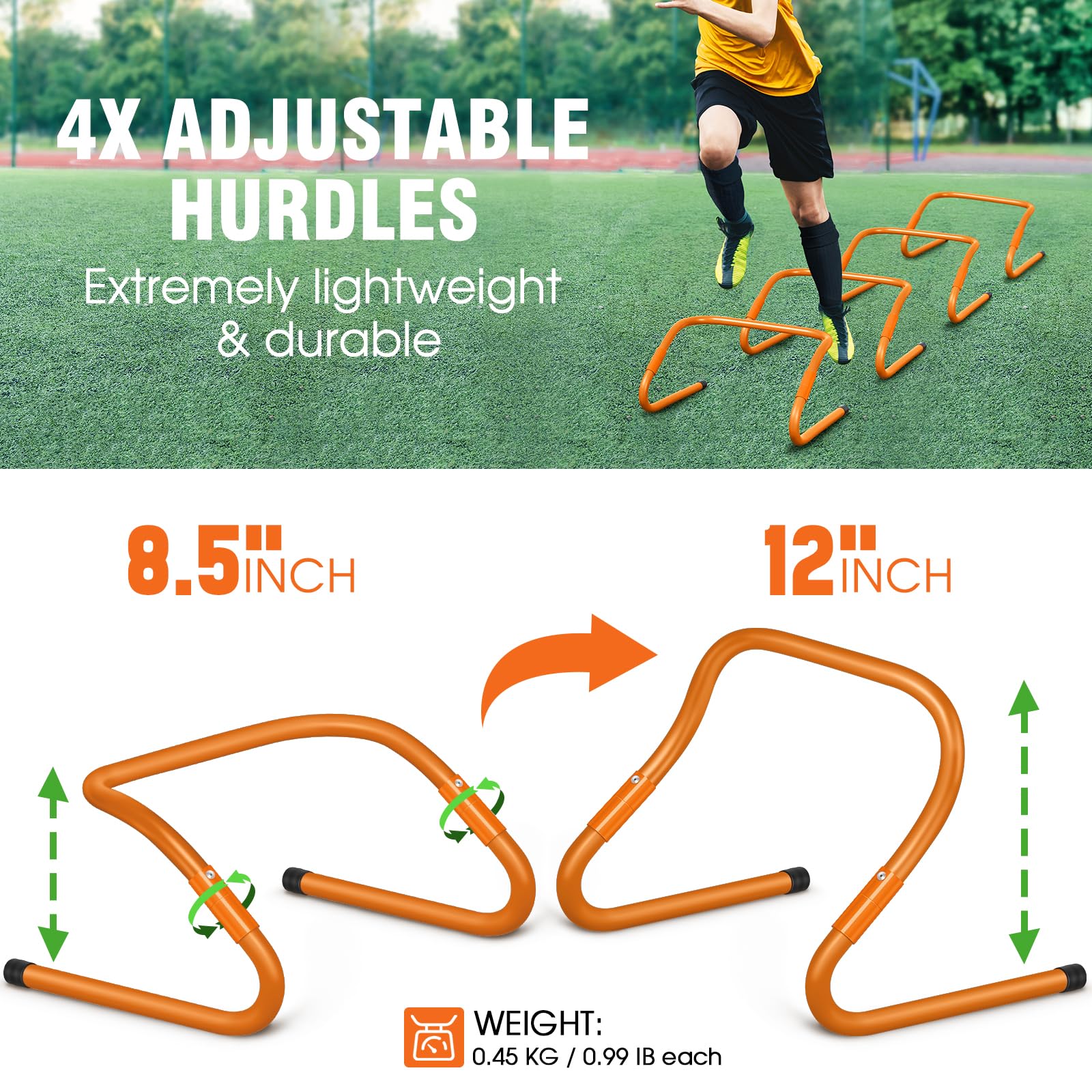 Conjunto de Equipo de Entrenamiento de Velocidad y Agilidad - Imagen 6