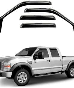 Viseras de deflector de ventana lateral tintadas de humo