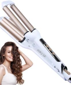 Rizador de Pelo Ondulador - 3 Barras de Ondas Rizador de