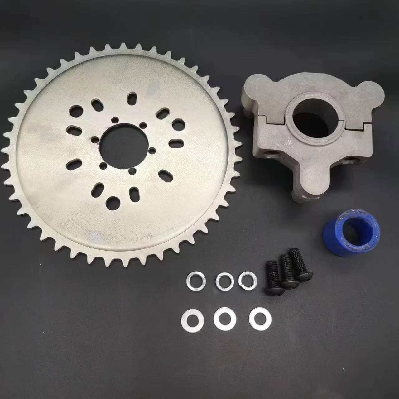 Adaptador de Cubo de Goma ZZRSDAN y Ensamble de Piñón 44T