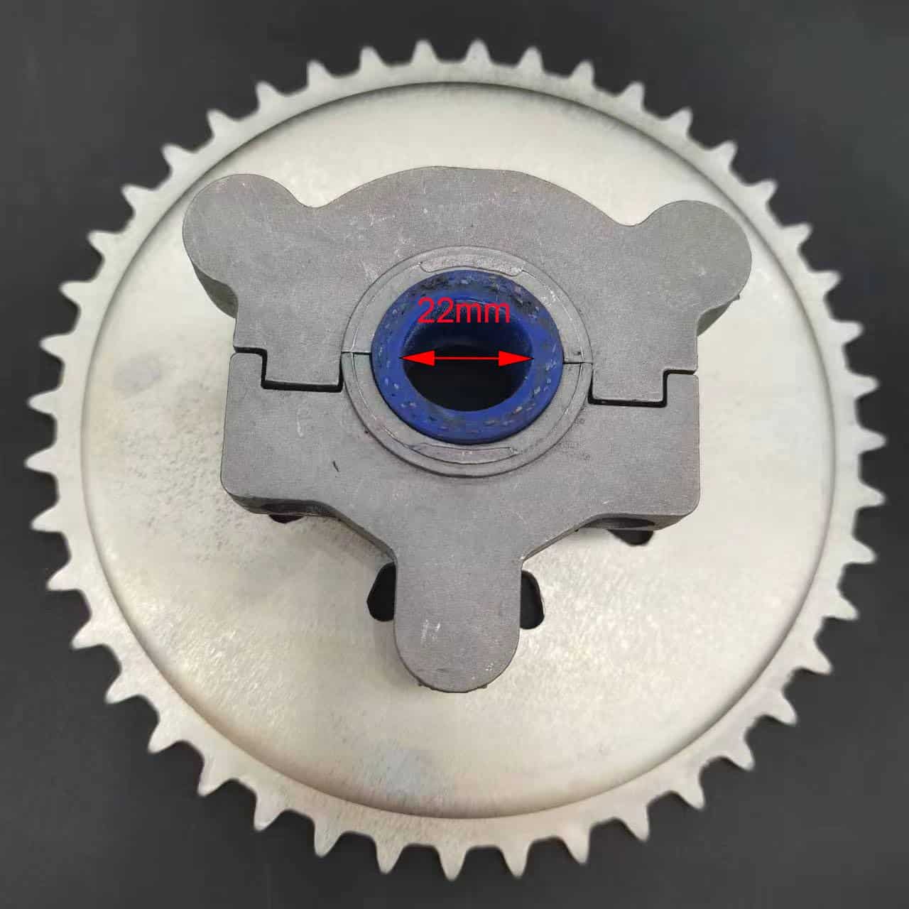 Adaptador de Cubo de Goma ZZRSDAN y Ensamble de Piñón 44T - Imagen 3