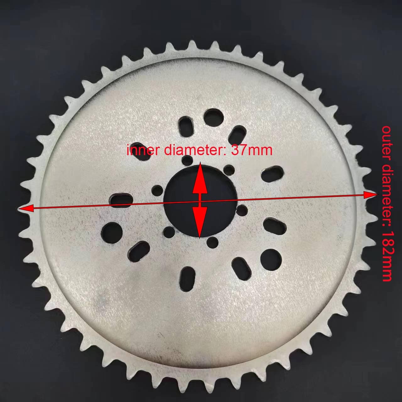 Adaptador de Cubo de Goma ZZRSDAN y Ensamble de Piñón 44T - Imagen 5