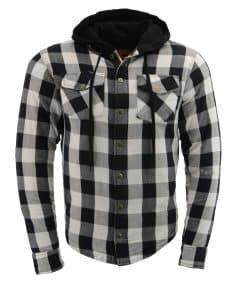 Chaqueta camisa de moto ligera impermeable para hombre con
