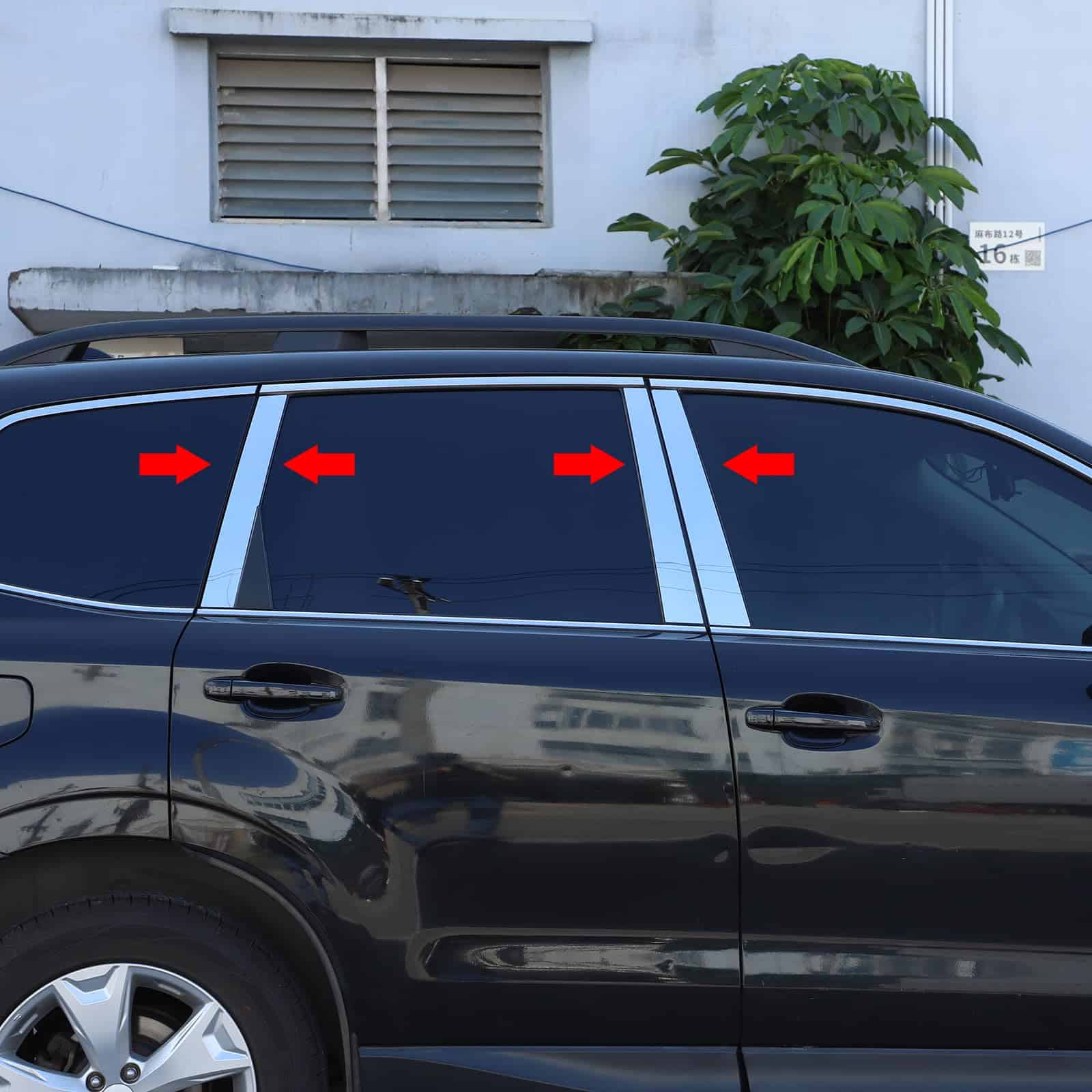 Conjunto de molduras de poste central de puerta de acero - Imagen 5