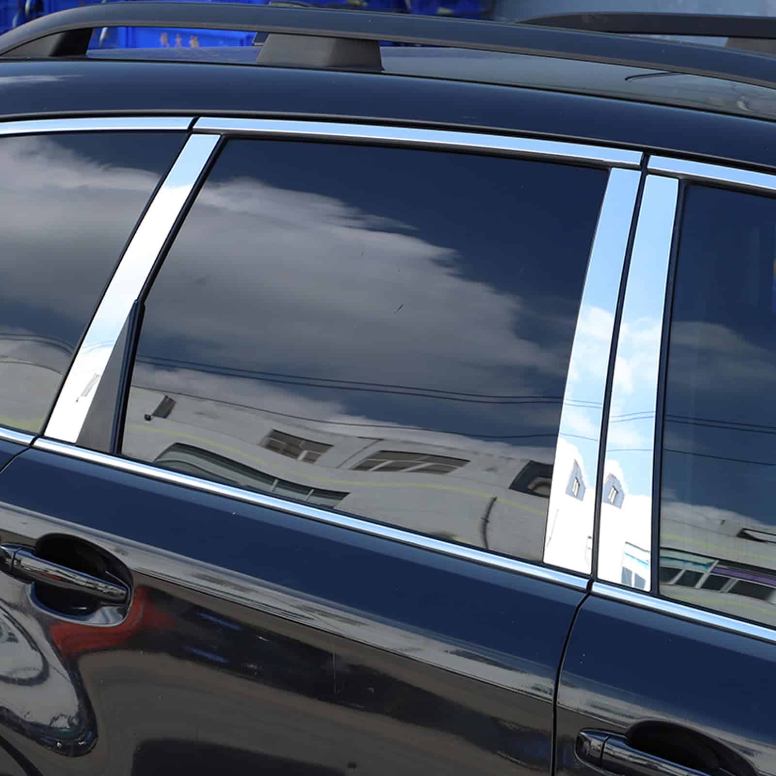 Conjunto de molduras de poste central de puerta de acero - Imagen 9