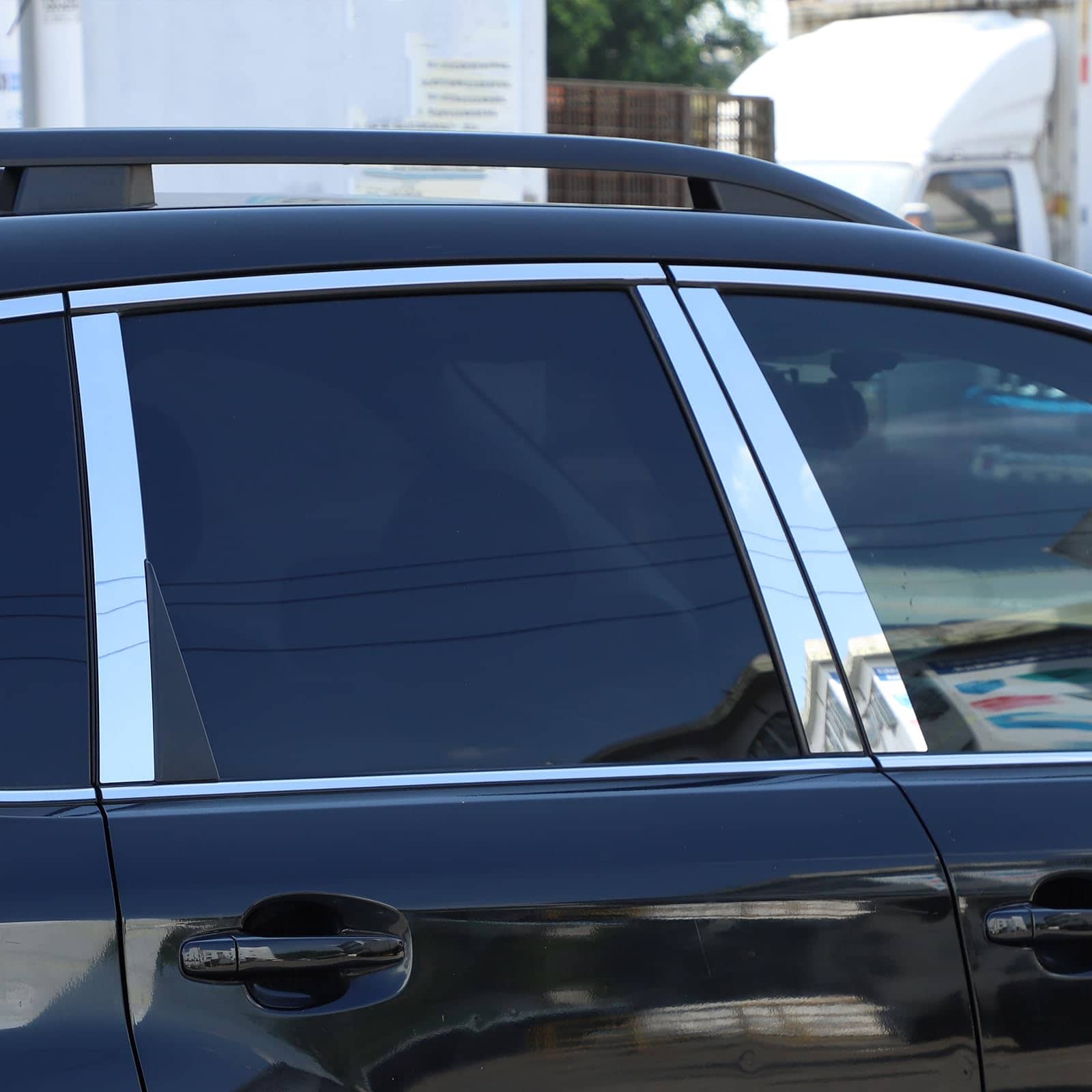 Conjunto de molduras de poste central de puerta de acero - Imagen 8