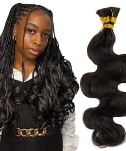 Cabello para trenzas de Niawigs 100% humano para Bohemian