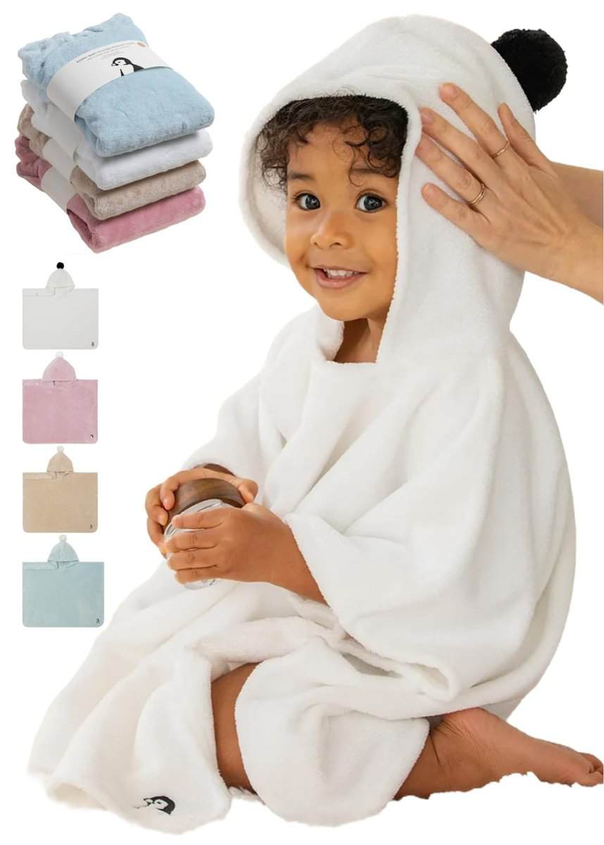 Toalla con capucha para bebé Konny: Toalla de bebé con