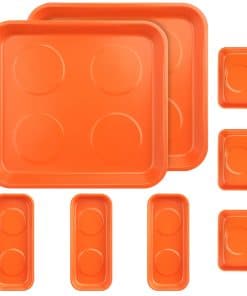 8 PCS Bandejas Magnéticas, Incluye 2 PCS 11.4 X10.6