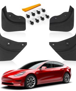 4TSL Mud Flaps para Tesla Model Y, Guardabarros Mate