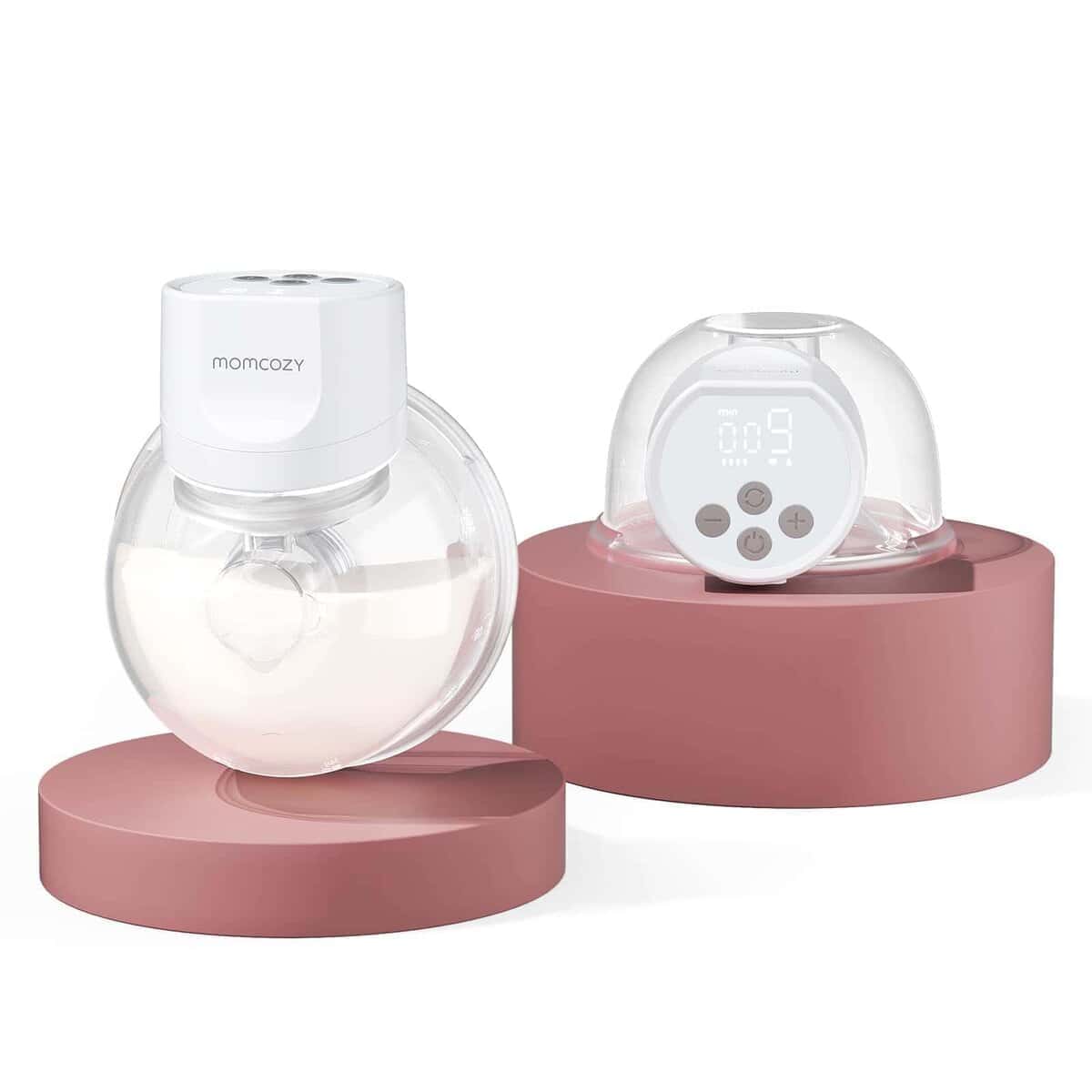 Sacaleches eléctrico portátil Momcozy - Inalámbrico, Ajuste