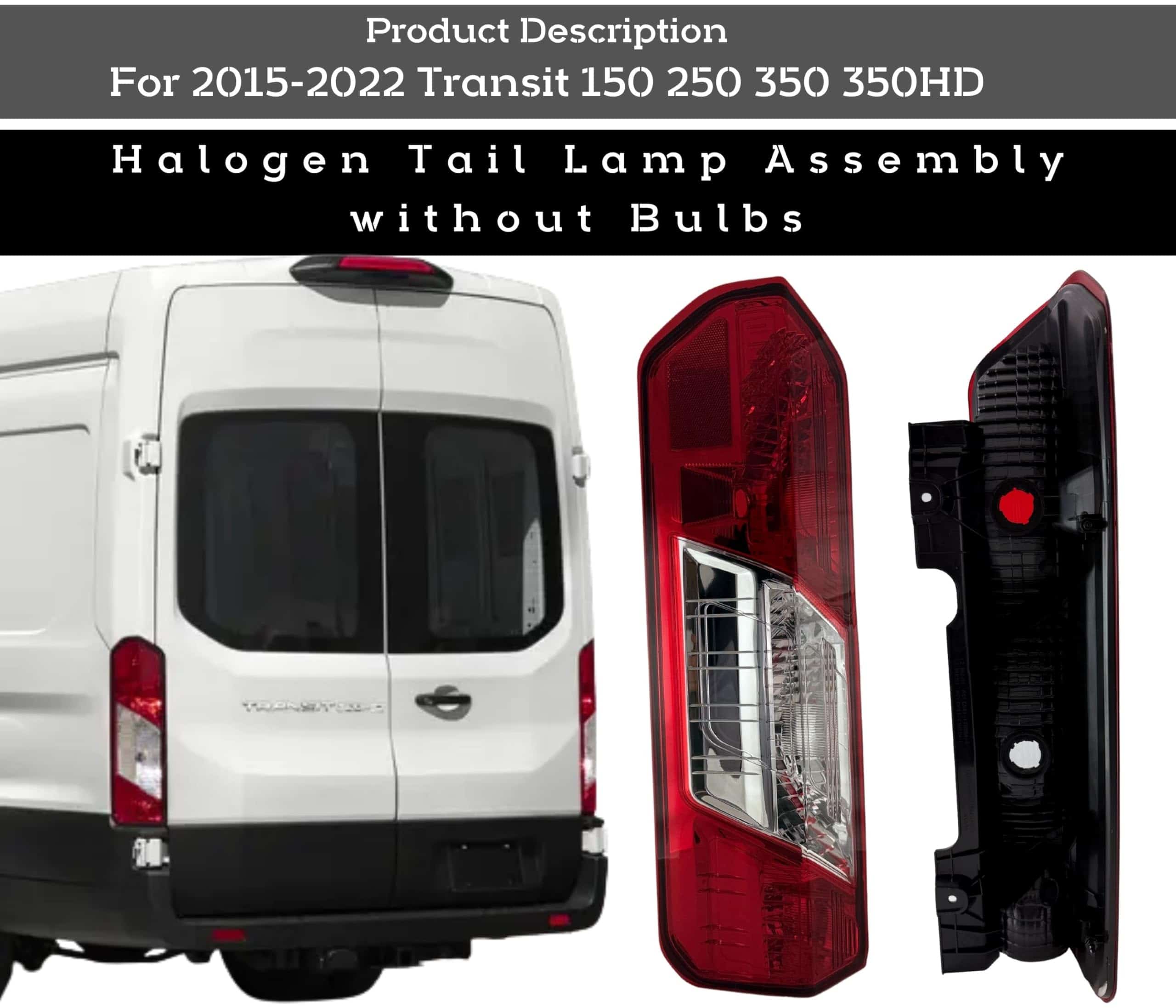 Reemplazo para Ford 2015-2022 Transit 150 250 350 350HD, - Imagen 4