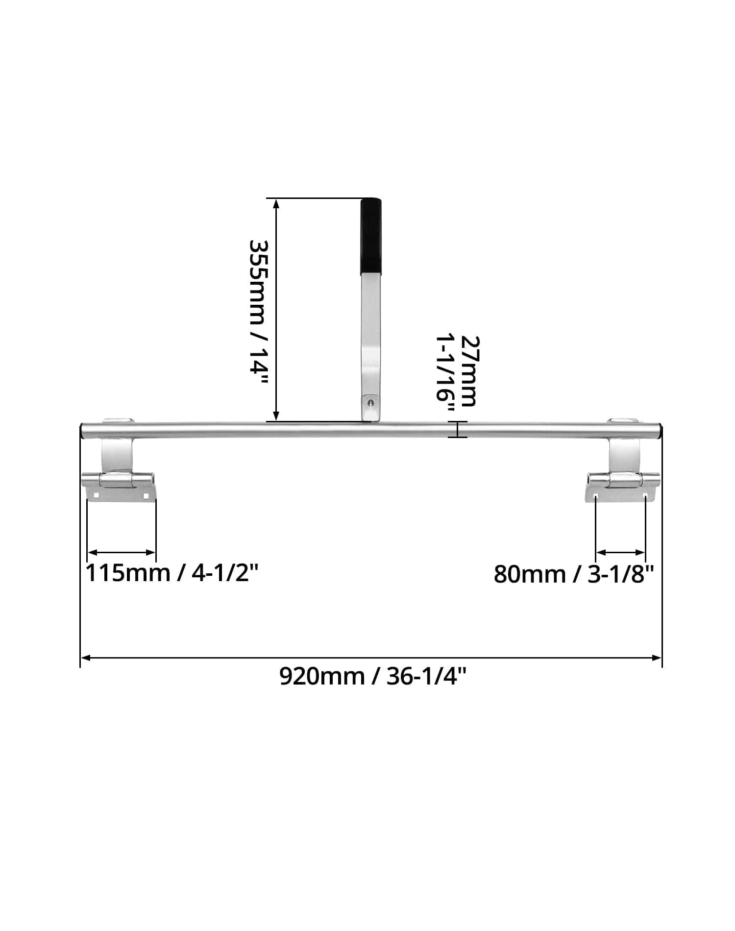 Cerrojo de barra para puerta de remolque QWORK Cargo - Imagen 7