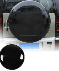 Cubierta protectora de cuero ABS brillante para llanta de