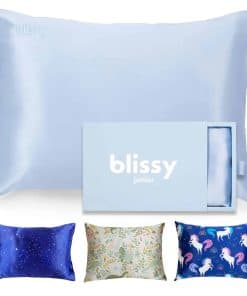 Funda de almohada de seda Blissy para niños - -Azul Bebé