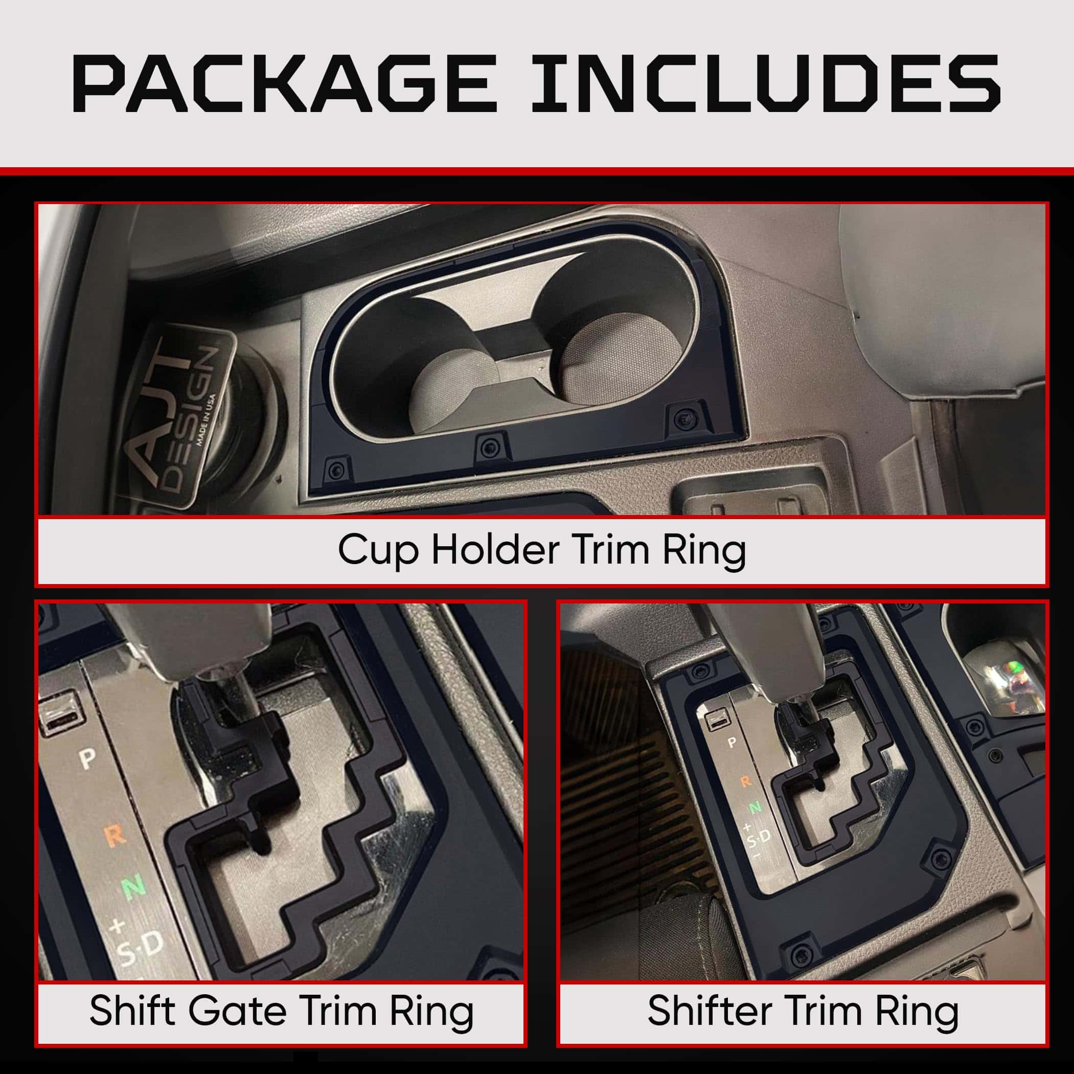 AJT DESIGN Juego de Aros de Moldura para Portavasos, - Imagen 7