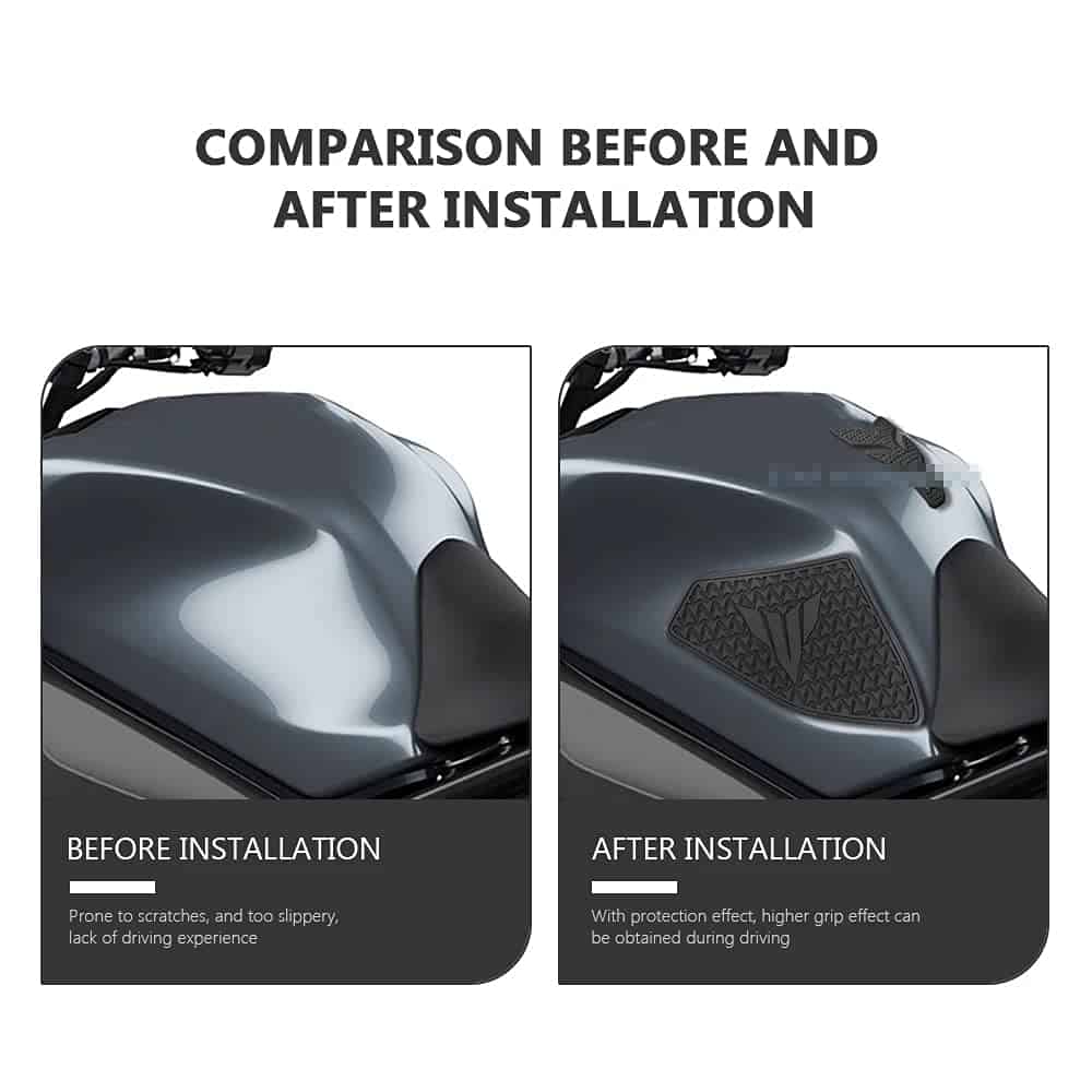 Set de Almohadillas Protectoras de Tanque de Motocicleta - Imagen 6