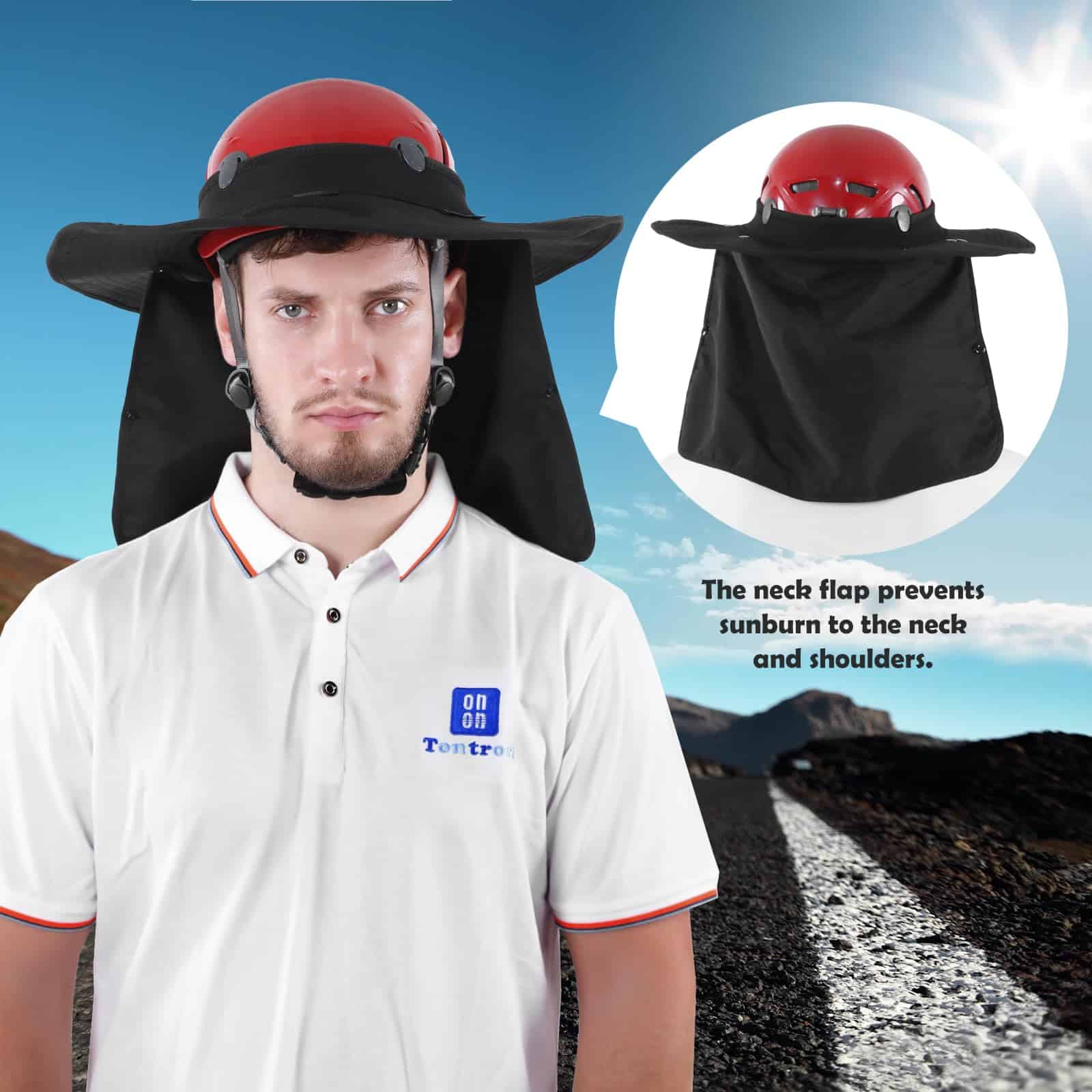 Visera de casco desmontable Tontron para casco de escalada - Imagen 7