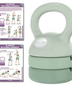 Kettlebell Ajustable Polyfit | 5 lb - 12 lb | -VERDE