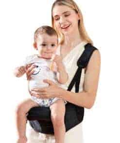 Mochila Portabebés, MOMTORY Portabebés con Asiento de