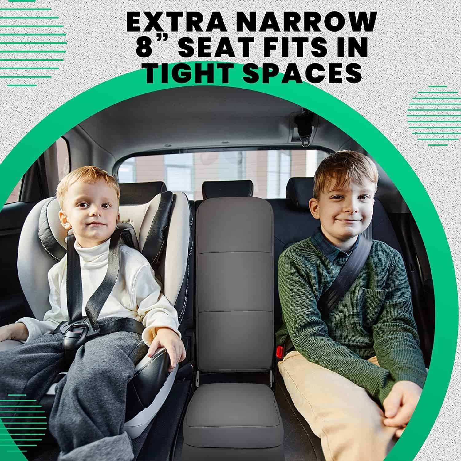 Asiento de salto de 2da fila Ride USA de 8 pulgadas (Negro) - Imagen 3