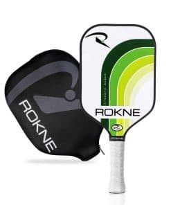Paleta de Pickleball ROKNE Curve Classic -Lima con Cubierta