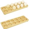 QWORK Bandeja de Huevos, Paquete de 2 Porta Huevos de