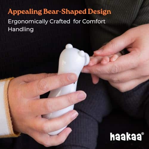 Juego de cortaúñas recargable Haakaa Happii Bear - - Imagen 6