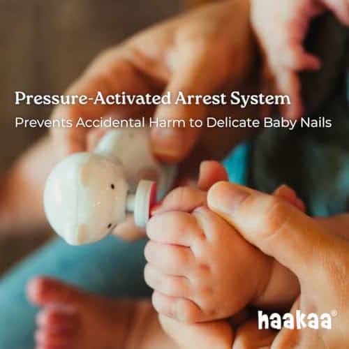 Juego de cortaúñas recargable Haakaa Happii Bear - - Imagen 7