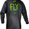 Jersey Fly Racing 2024 Youth Kinetic Prodigy - Carbón/Neón