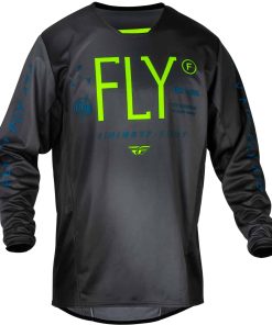 Jersey Fly Racing 2024 Youth Kinetic Prodigy - Carbón/Neón