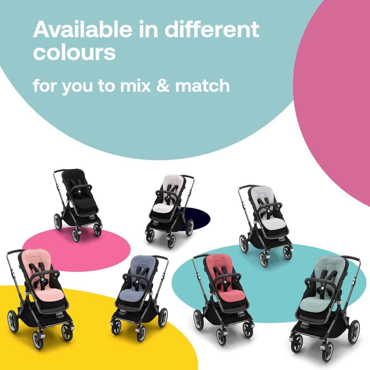 Forro de Asiento de Doble Confort Bugaboo Totalmente - Imagen 7