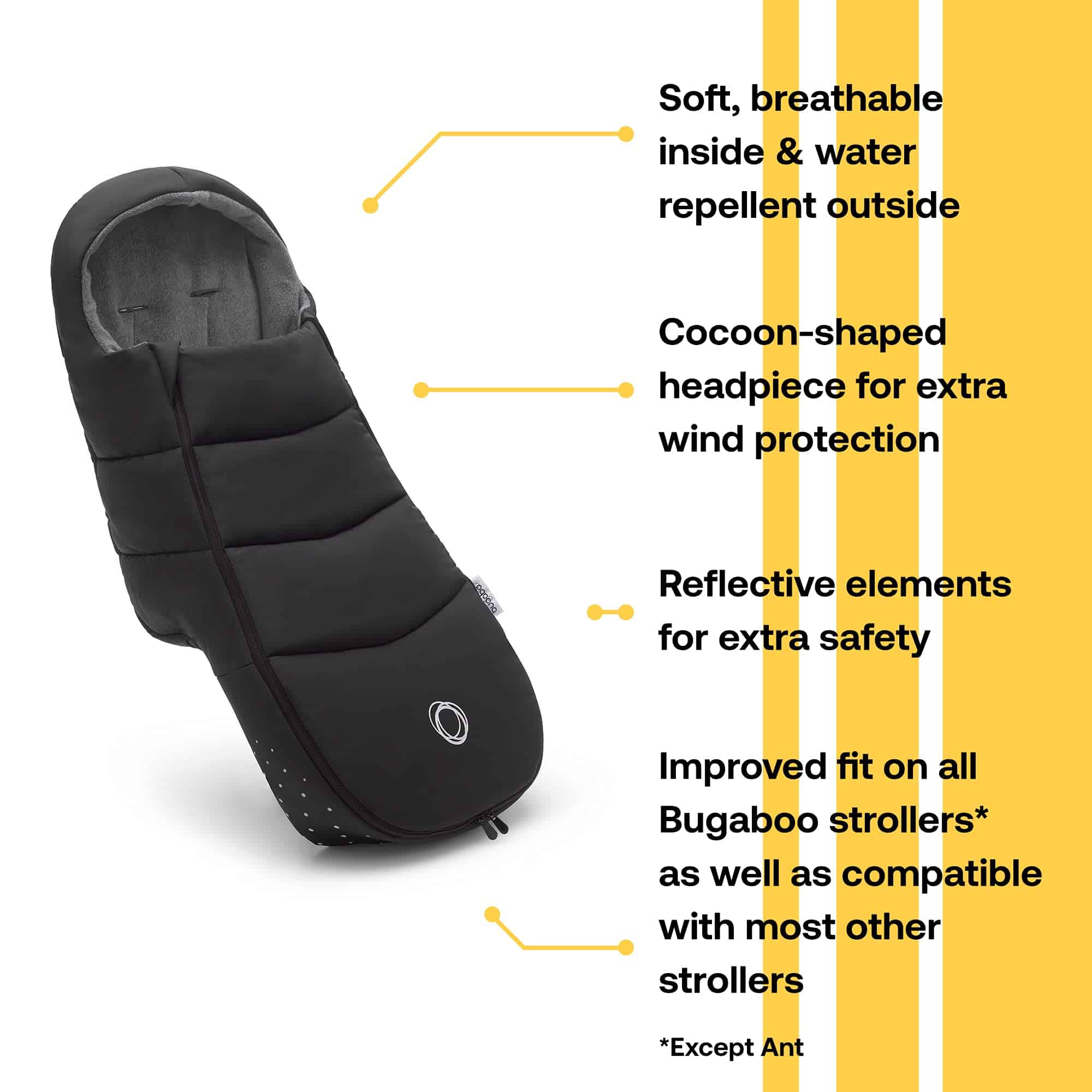 Saco para pies Bugaboo - Accesorio para cochecito - Imagen 5