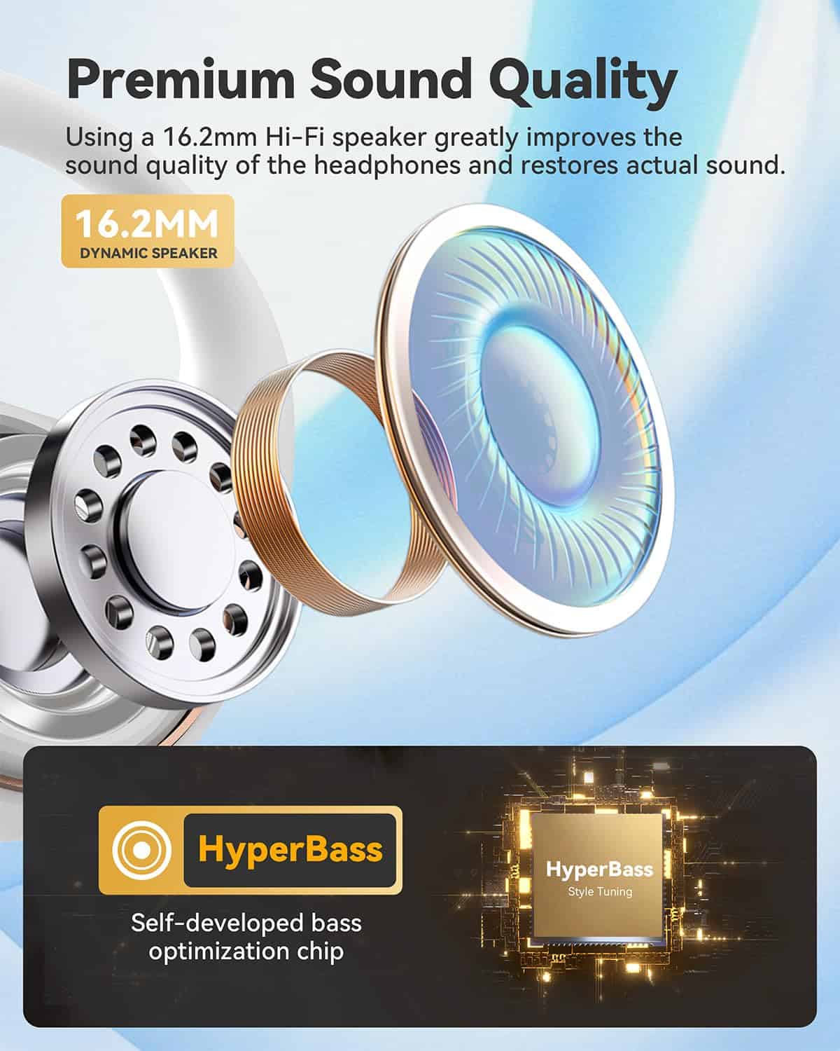 Audífonos de Conducción Ósea EMEET Airflow -Blanco - Imagen 6