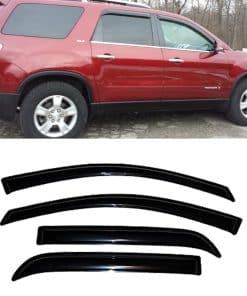 Juego de 4 deflectores de viento para ventanas laterales,