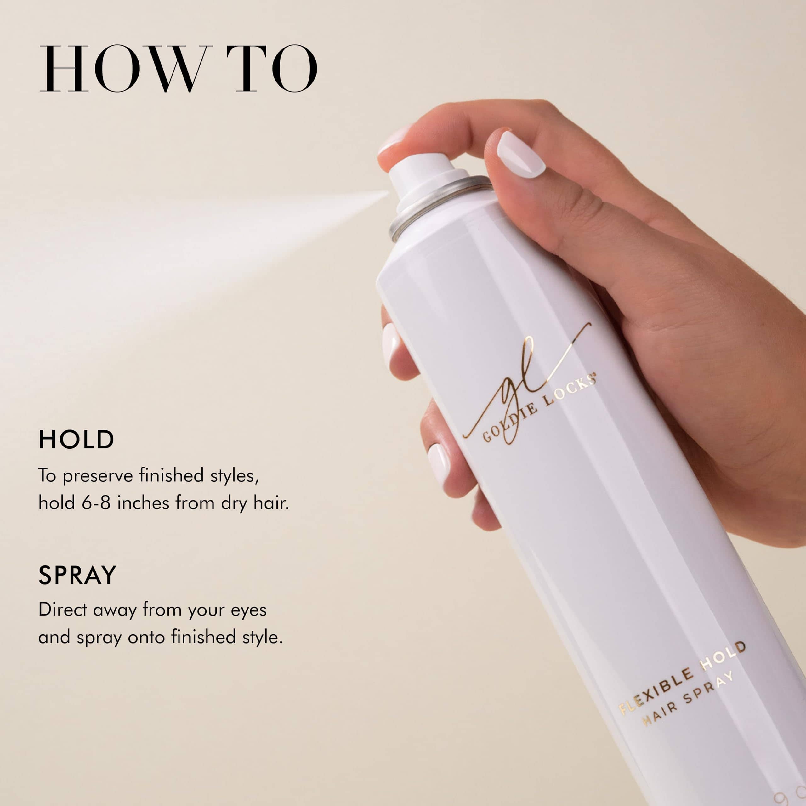 Laca flexible Goldie Locks, Acabado moldeable, Resistente a - Imagen 4