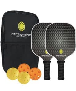 Juego de Palas de Pickleball recherche, Superficie de Fibra